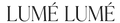 Lumé Lumé logo in black text on a white background