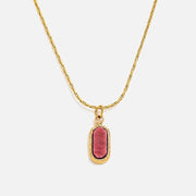 Aera Necklace Rose gold pendant necklace by Lumé Lumé