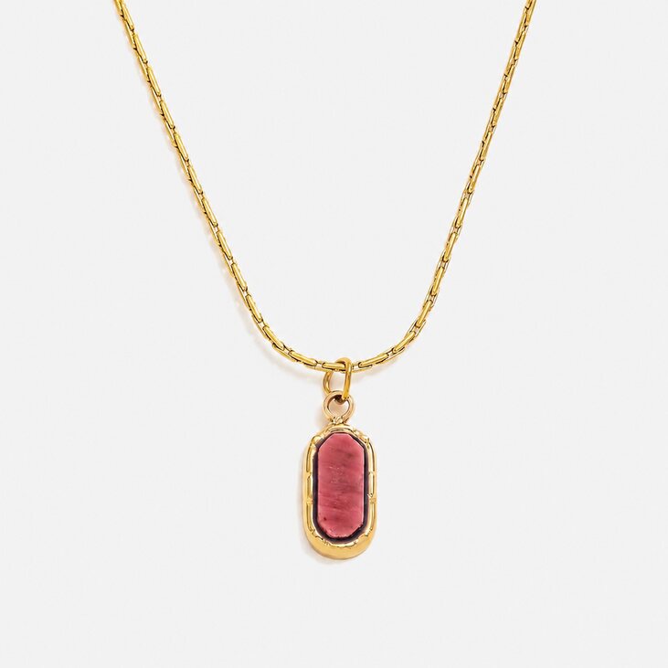 Aera Necklace Rose gold pendant necklace by Lumé Lumé