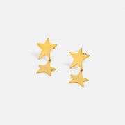 Astra Drop Earrings gold star design by Lumé Lumé
