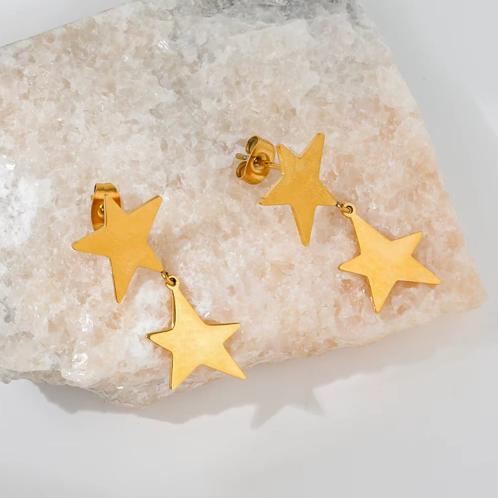 Astra Drop Earrings by Lumé Lumé, alternate product view