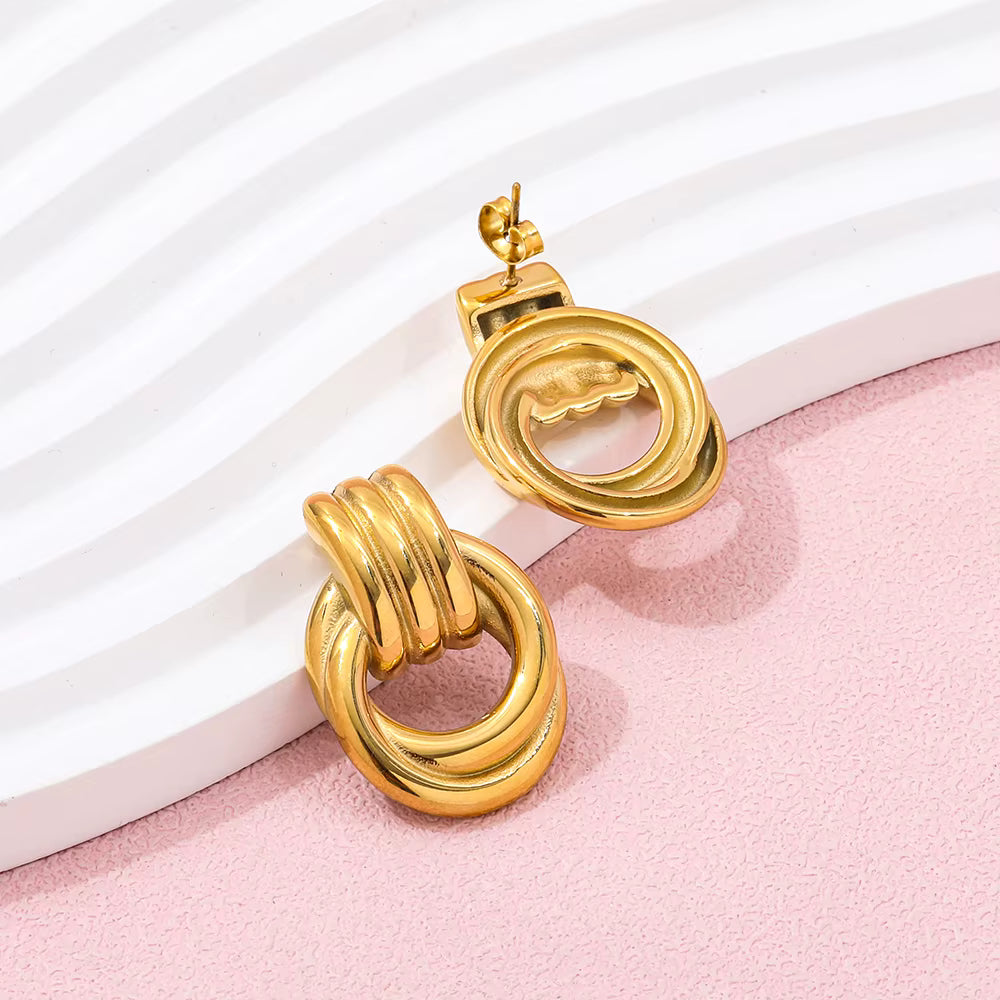 Aurelia Statement Earrings by Lumé Lumé, alternate product view
