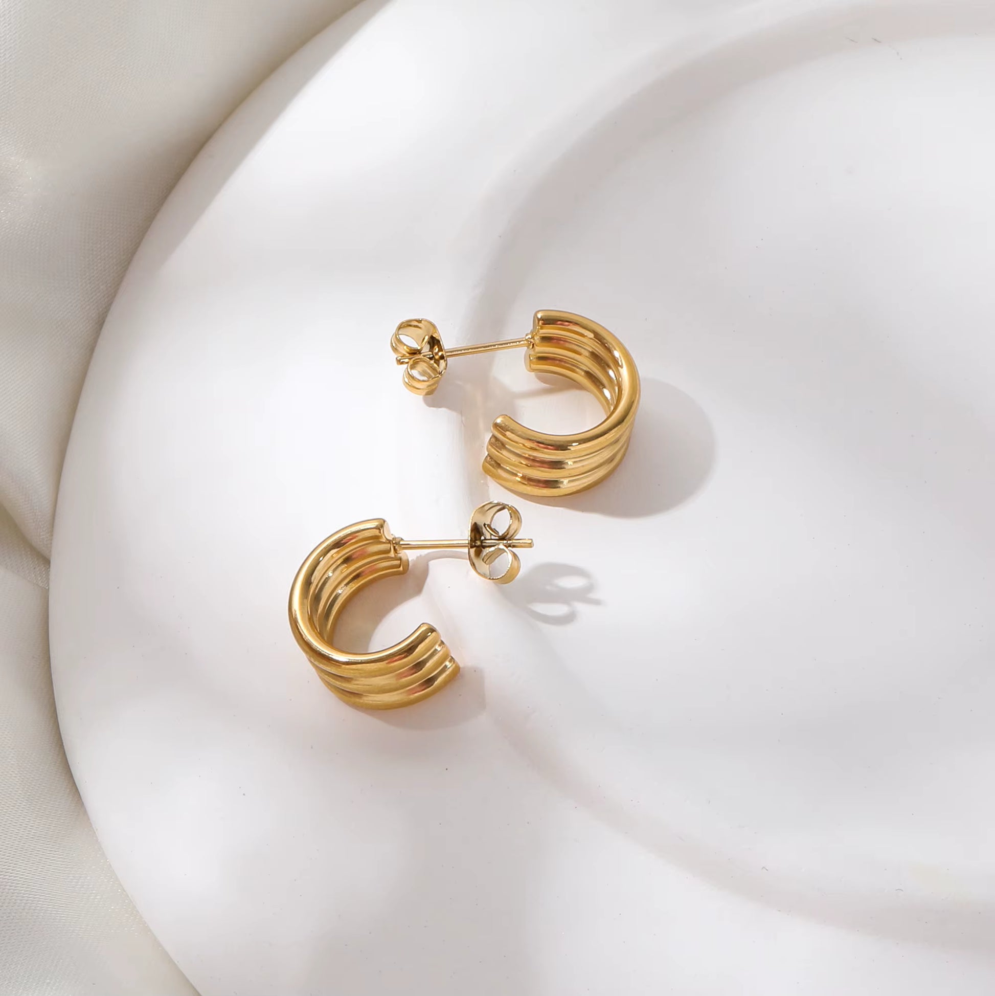 Celine Hoops by Lumé Lumé, alternate product view