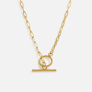Clara Toggle Necklace gold chain necklace by Lumé Lumé