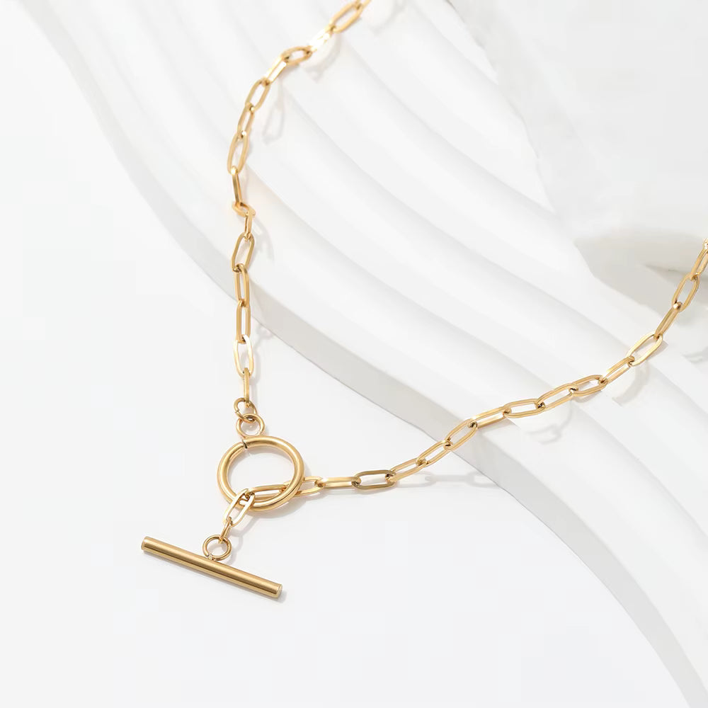 Clara Toggle Necklace by Lumé Lumé, alternate product view
