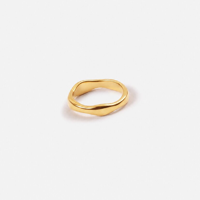 Eternity Ring organic gold ring by Lumé Lumé