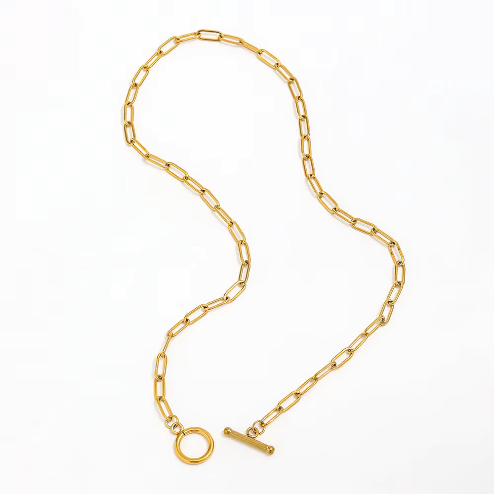 Linéa Toggle Necklace by Lumé Lumé, alternate product view