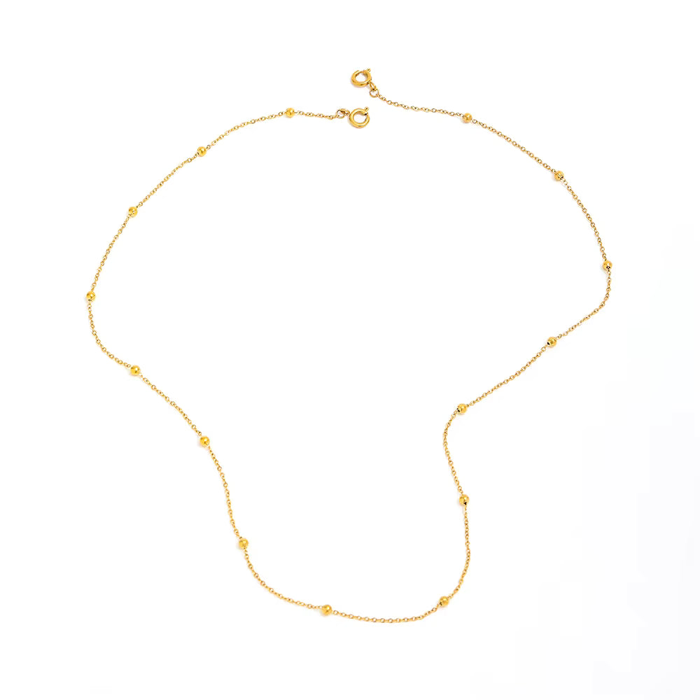 Luna Dotted Necklace by Lumé Lumé, alternate product view