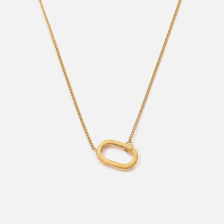 Orbit Link Necklace gold chain by Lumé Lumé