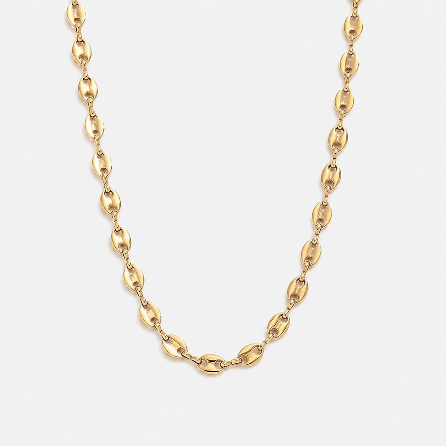 Soleil Chain marquise-link gold necklace by Lumé Lumé