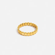 Soletta Ring bold linked gold ring by Lumé Lumé